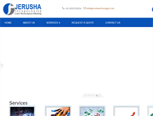 Tablet Screenshot of jerushatechnologies.com